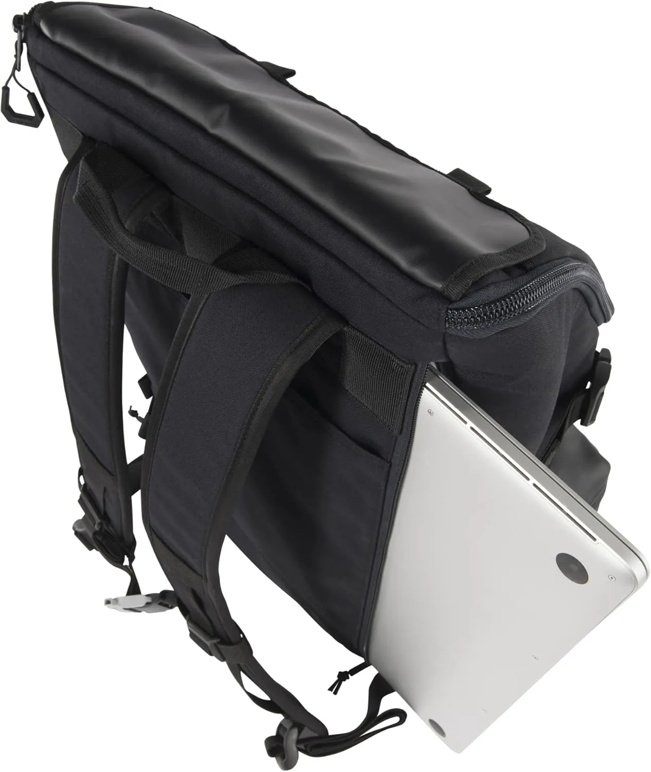 Carhartt 35L Nylon Workday Backpack, Durable Water-Resistant Pack with 15" Laptop Sleeve and Adjustable Shoulder Straps, Black, One Size