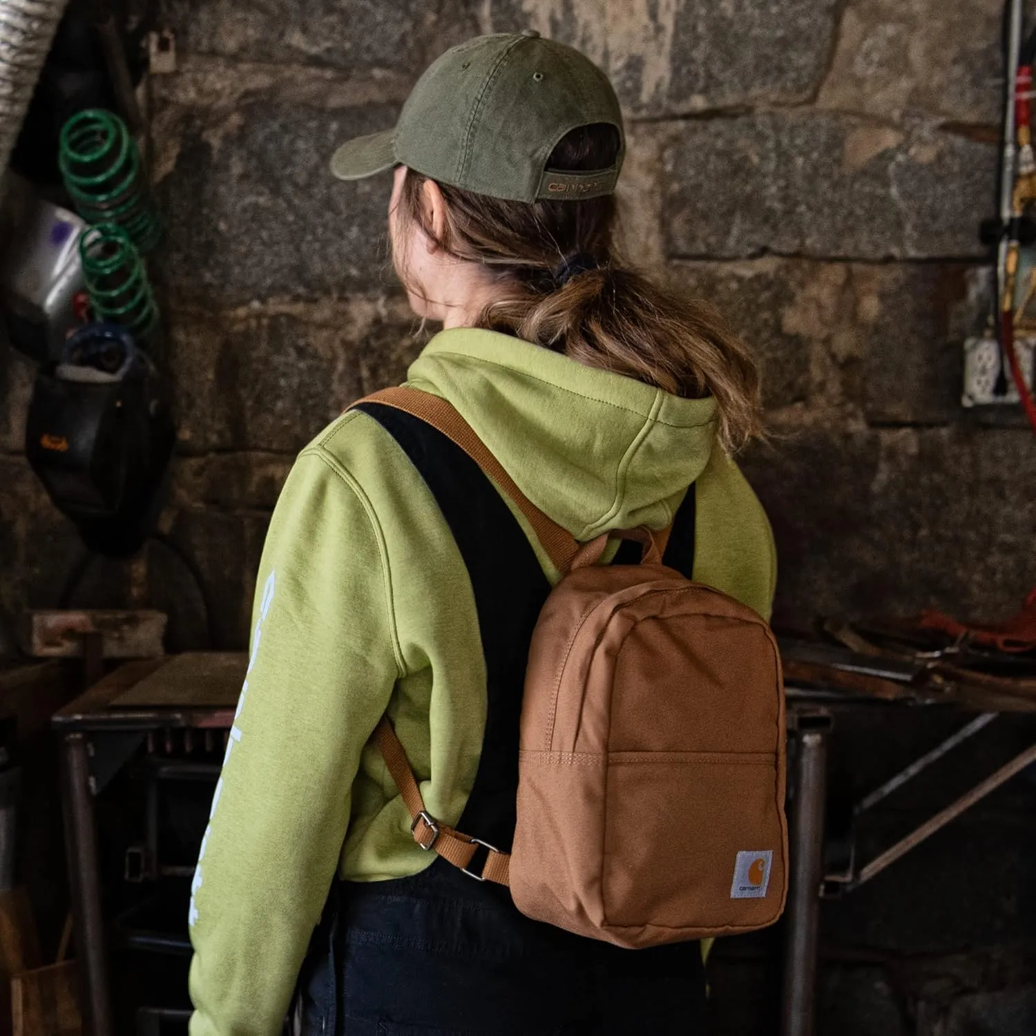 Carhartt Classic Mini, Durable, Water-Resistant Backpack with Adjustable Shoulder Straps, Port, One Size