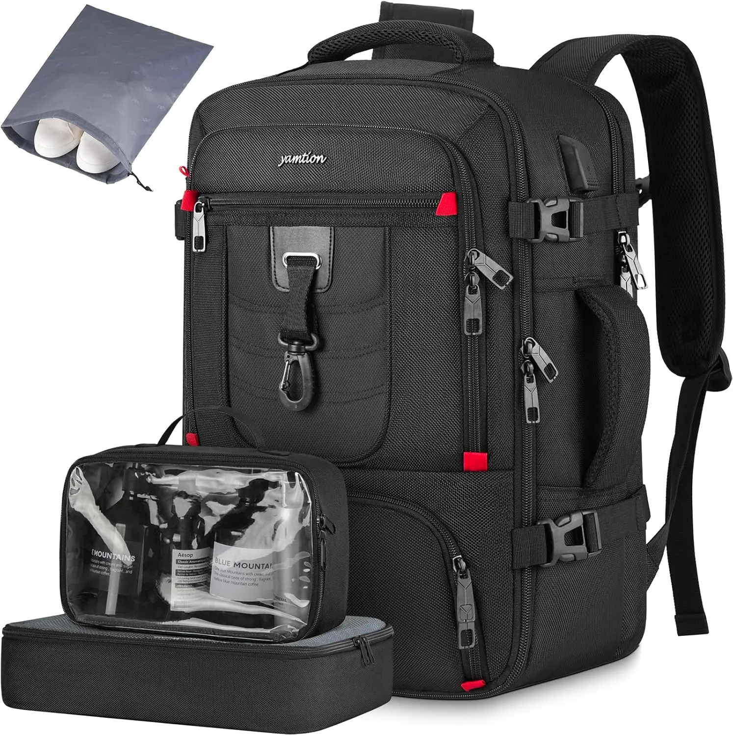Carry On Backpack,Travel Backpack with 3 Packing Cubes for Men Women,Laptop Backpack Airline Approved Weekender Bag Mochila de Viaje