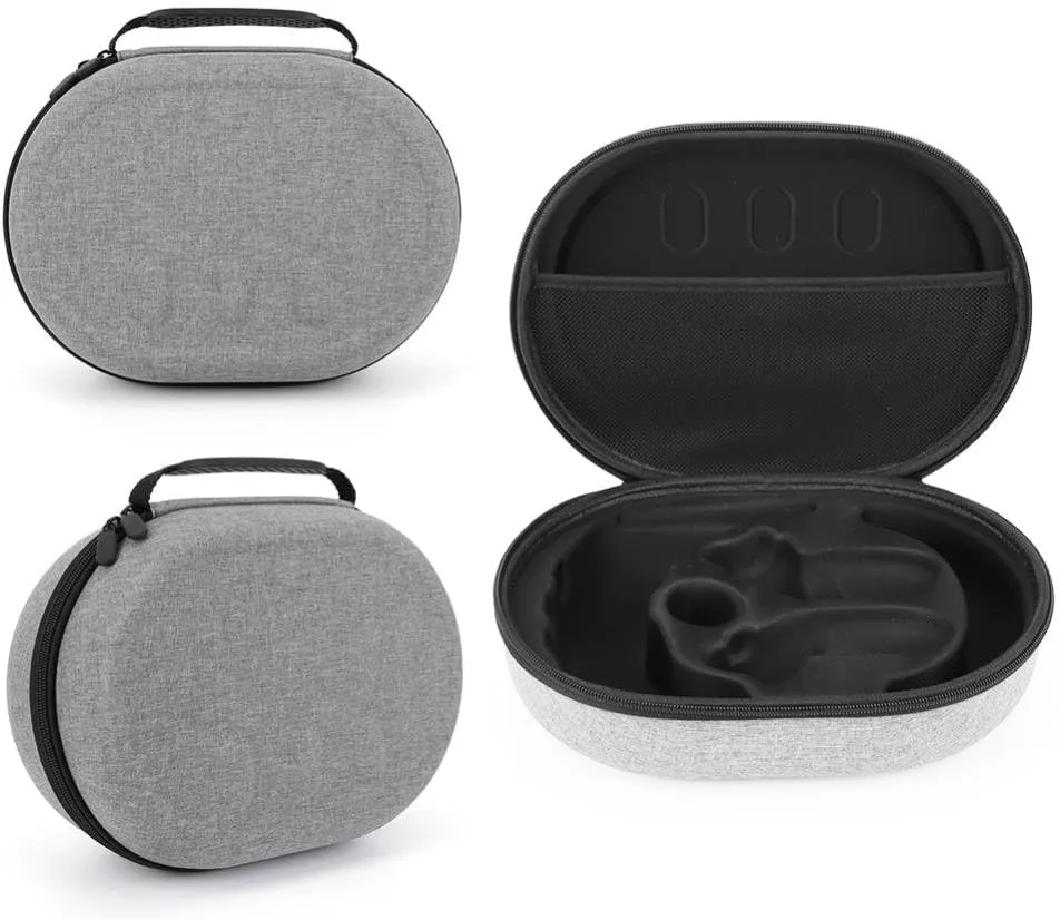Carrying Case Bag Compatible with Meta Quest 3 Headset Shockproof Travel Storage Bag Anti-Scratch EVA Hard Shell Case Partition with Mesh Bag