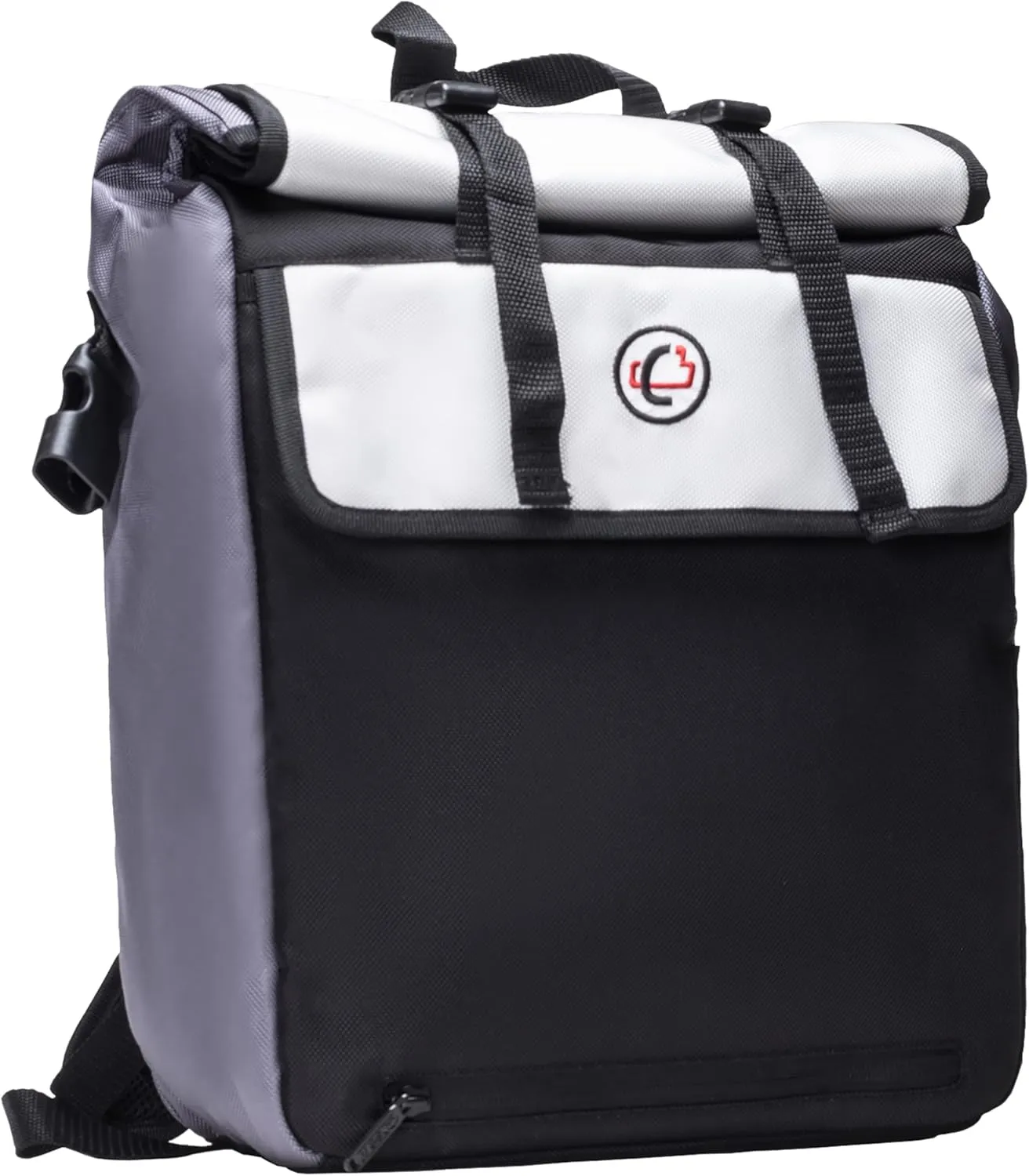 Case-It Laptop Backpack 2.0 with Hide-Away Binder Holder, Fits 13 Inch and Some 15 Inch Laptops, Black (BKP-202-BLK)