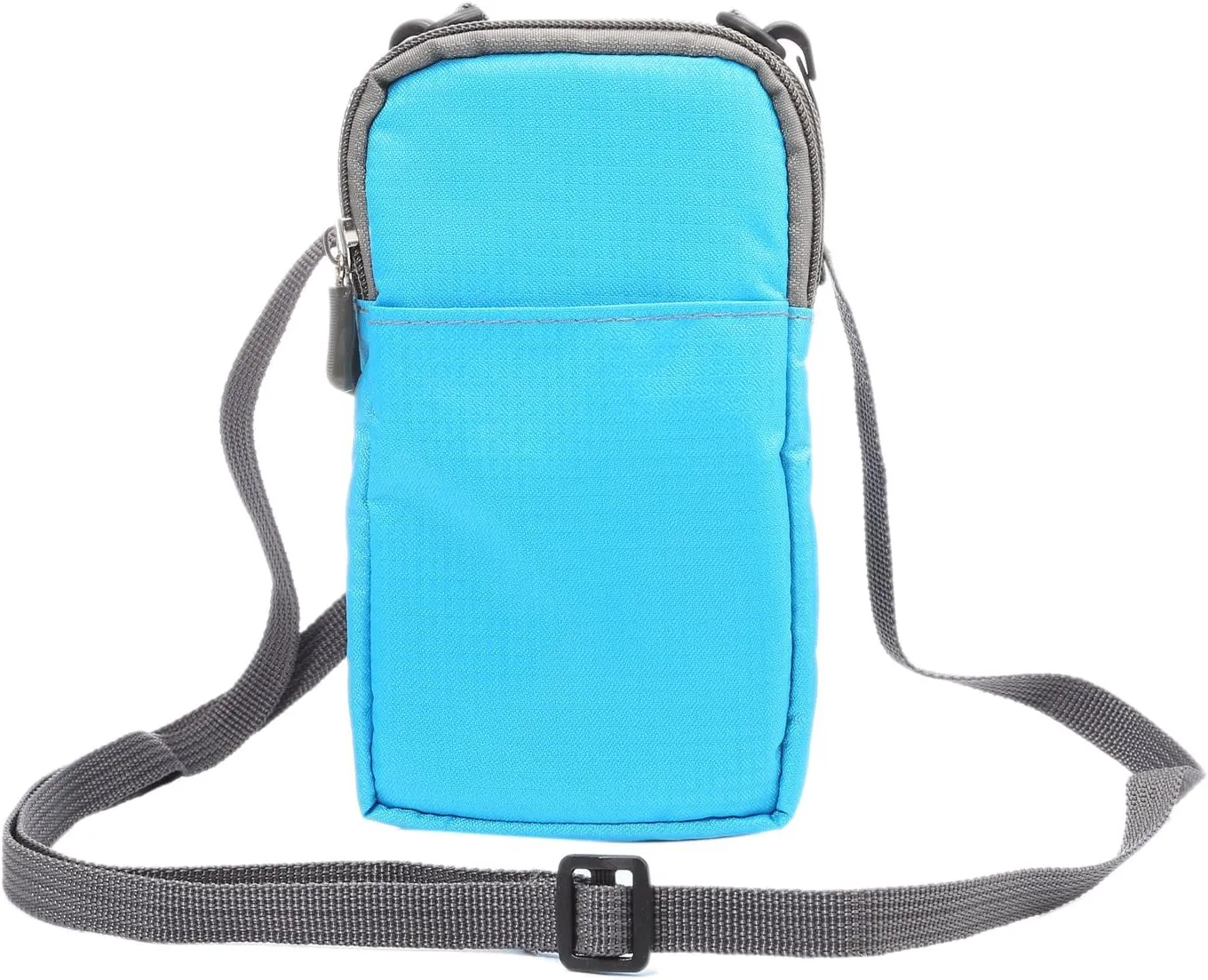 Cell Phone Holster with Belt Loop, Crossbody Phone Bag for Men, Smartphone Shoulder Messenger Pouch Waterproof Zipper Belt Clip Pocket Wallet Mobile Phone Cross Body Sling Chest Bag with Strap Handbag