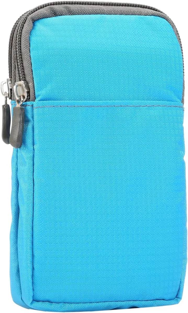 Cell Phone Holster with Belt Loop, Crossbody Phone Bag for Men, Smartphone Shoulder Messenger Pouch Waterproof Zipper Belt Clip Pocket Wallet Mobile Phone Cross Body Sling Chest Bag with Strap Handbag