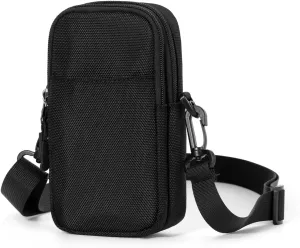 Cell Phone Purse Wallet Small Crossbody Purse Bags with Shoulder Strap For Crossbody Bag Oxford Black (black)