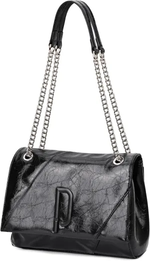 Chain Shoulder Bag Tote Bag for Women Fashion PU Leather Hobo Purse Carry on Bag Satchel Handbags Tote Purse