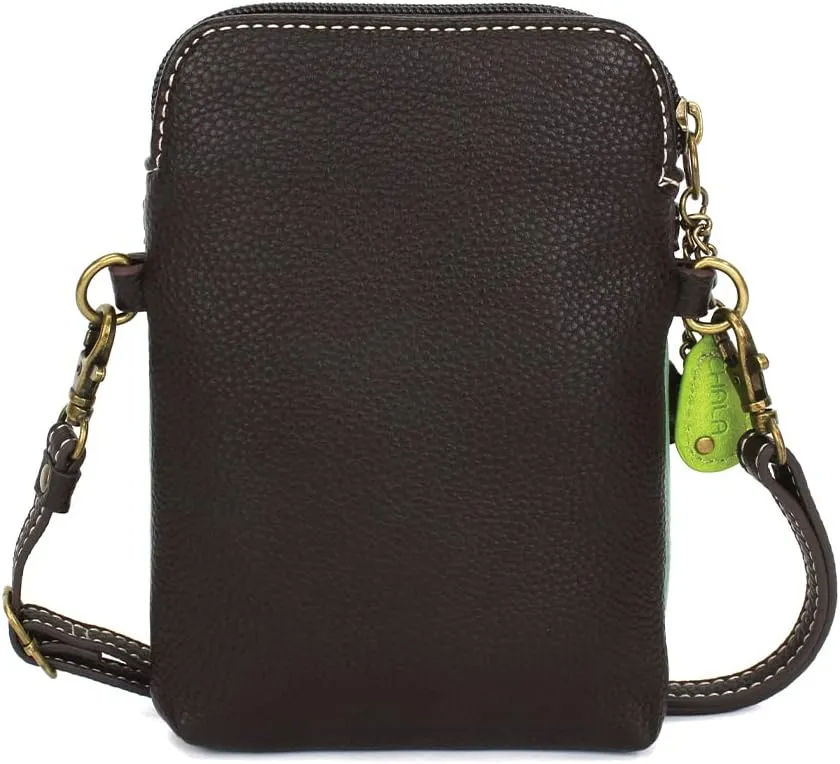 CHALA Dazzled Cell Phone Crossbody Purse-Women PU Leather Multicolor Handbag with Adjustable Strap