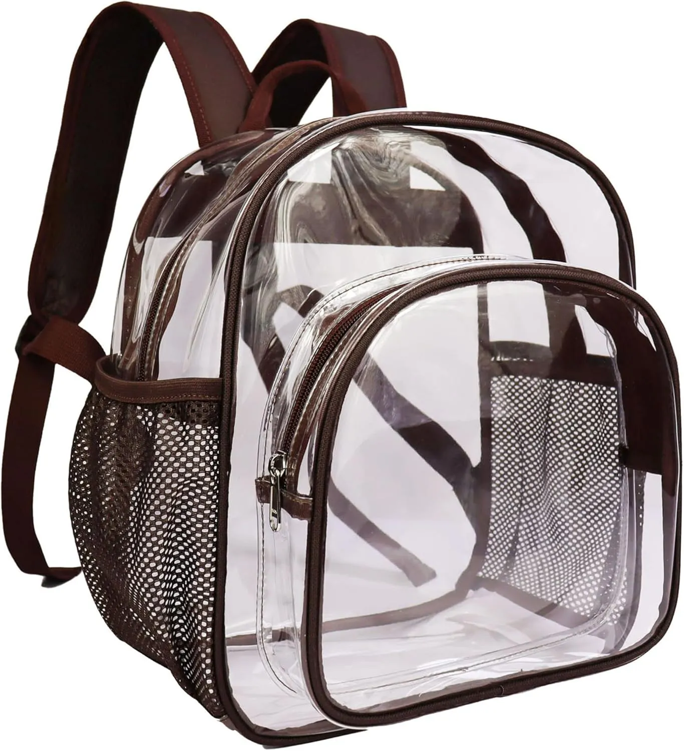 Clear Backpack Stadium Approved 12x12x6 Small Clear Backpack for Concert,Work,Festival,Security,Stadium