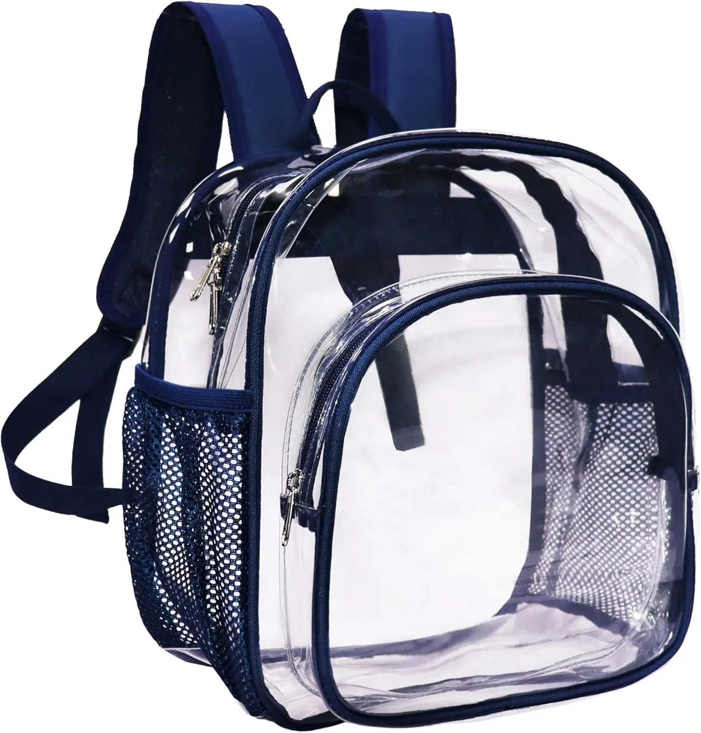 Clear Backpack Stadium Approved 12x12x6 Small Clear Backpack for Concert,Work,Festival,Security,Stadium