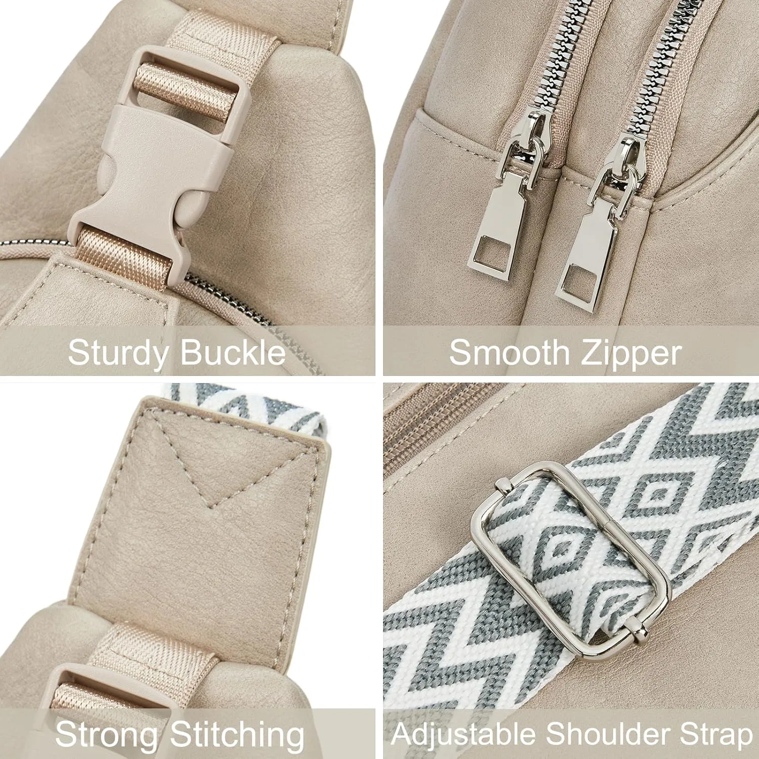CLUCI Crossbody Bags for Women Sling Bag Cross Body Bag for Woman Small Cross body Bags for Women 2024 Leather Sling Backpack