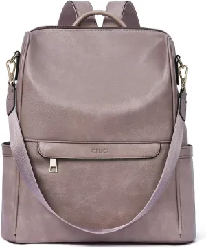 CLUCI Womens Backpack Purse Leather Anti-theft Large Fashion Designer Travel Bag Ladies Shoulder Bags