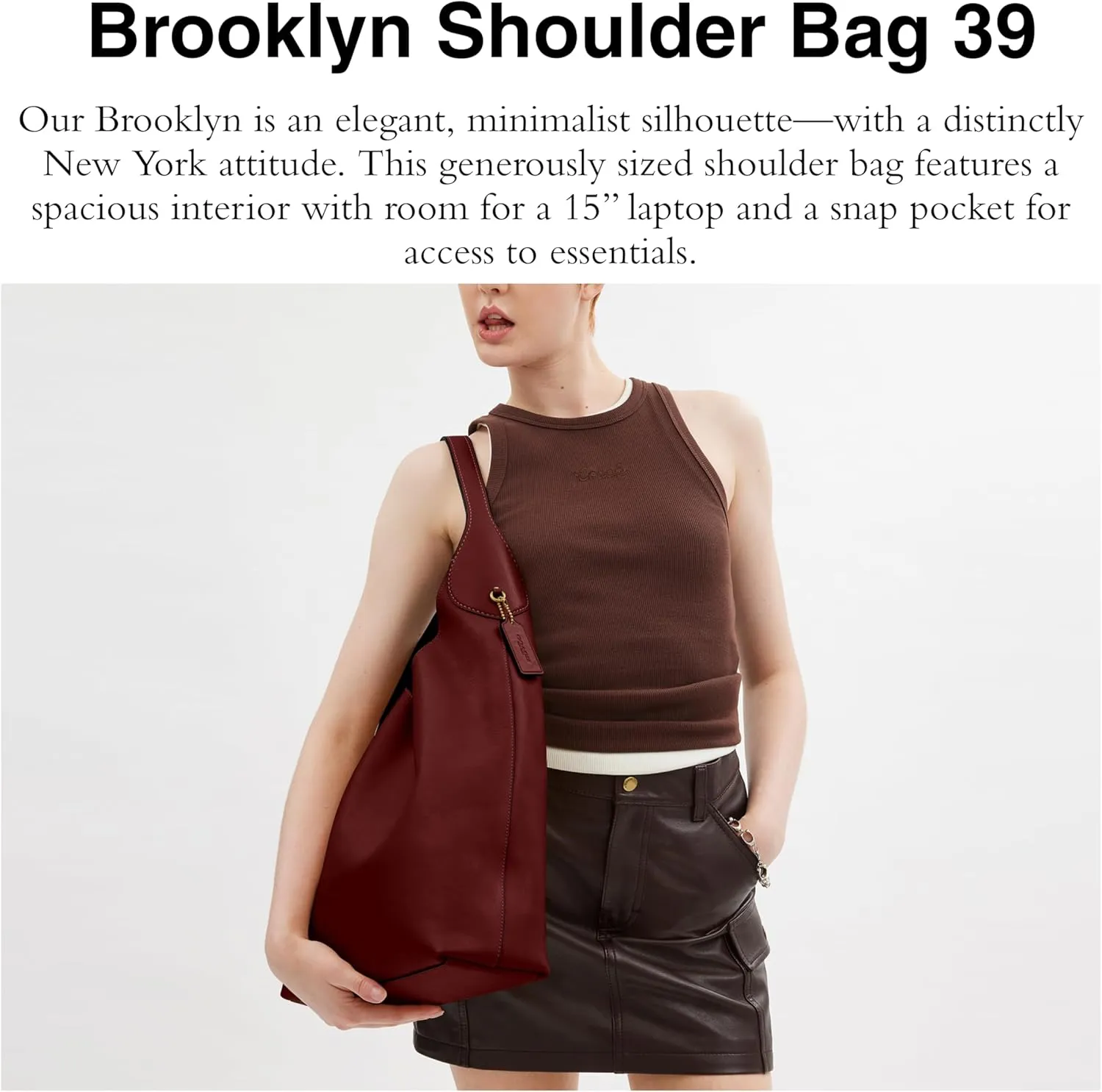 Coach Suede Brooklyn Shoulder Bag 39