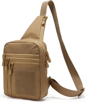 Concealed Carry Crossbody Gun Bag for Men, Ccw Sling Bag Tactical Shoulder Chest Pack Range Bags for Handguns
