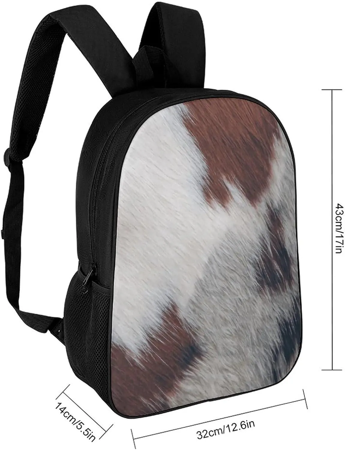 Cowhide Backpack Lightweight Waterproof Backpacks Laptop Backpack for Unisex Casual Travel Daypacks Large Capacity
