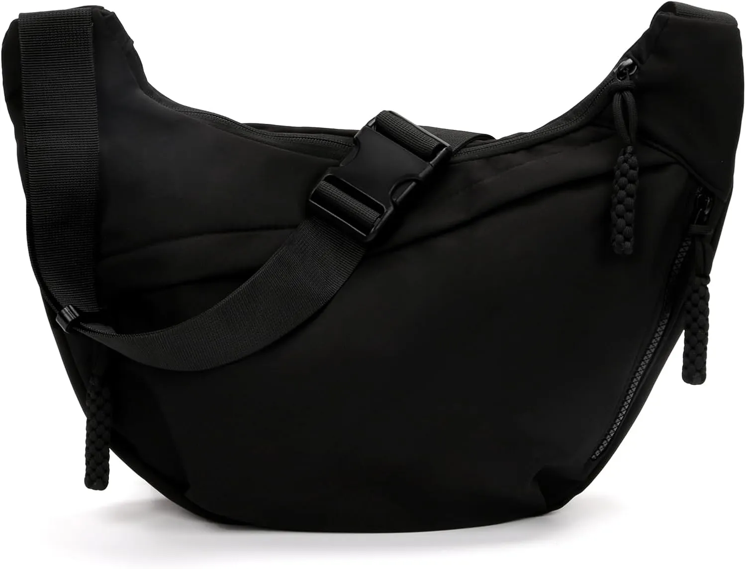 Crescent Crossbody Bags for Women and Men Nylon Luna bag Moon Hobo Purses Slouchy Dumpling Bag Canvas Shoulder Bags