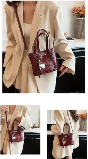 cross-body bag Bucket Lattice Embroidered Thread Bag
