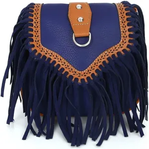 Crossbody Purse for Women Boho Bag with Tassel Vintage Hobo Bag Suede Fringe Bohemian Shoulder Handbag for Travel