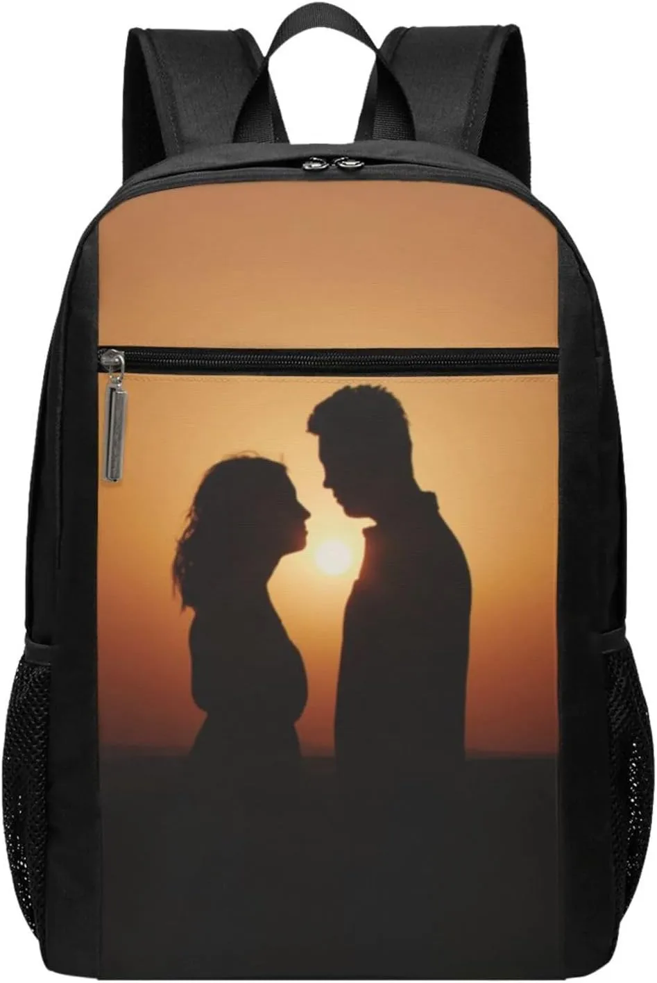 Custom Backpack for Men Women Personalized Laptop Backpack Design Photo Name Logo Customize Large-capacity Bookbag for Work Camping Travel 17in, Style 3