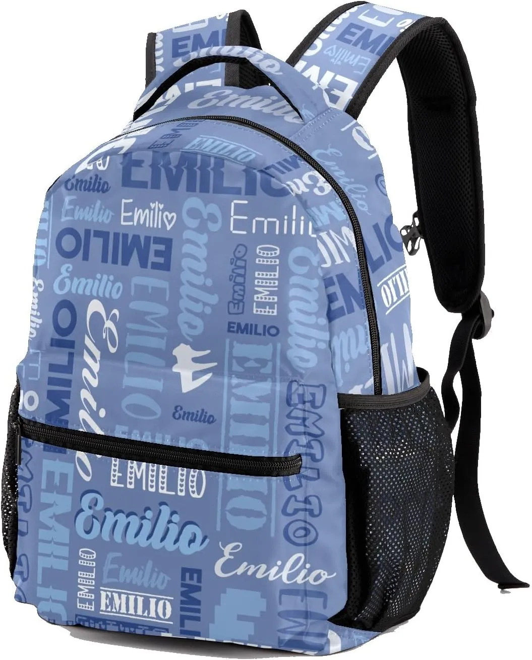Custom Backpack School Bag for Girls Boys Kids, Personalized Bookbag with Name, Customize Elementary Book Bag Back Pack, Fashion, Waterproof, Adjustable Shoulder Straps, 1 Pack