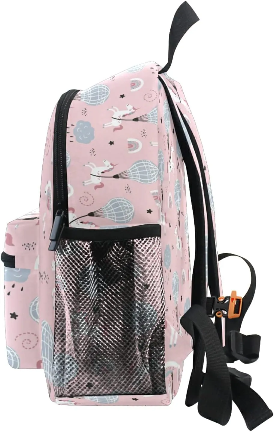 Cute Unicorn Toddler Backpack Light Travel Backpacks with Chest Strap and Whistle Mini Schoolbag Travel Bag for 3-8 Boys Girls