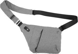 Cycling Shoulder Bag Shoulder Backpack, Casual intersect Body Bag Outdoor Sling Backpack Chest Pack for Mountain Bike Cycling Hiking Camping Travel(grey)