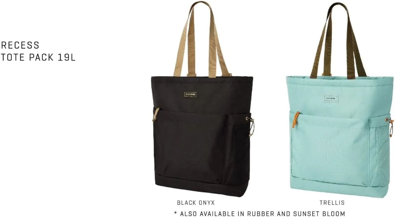 Dakine Recess Tote Backpack 19L - Black Onyx