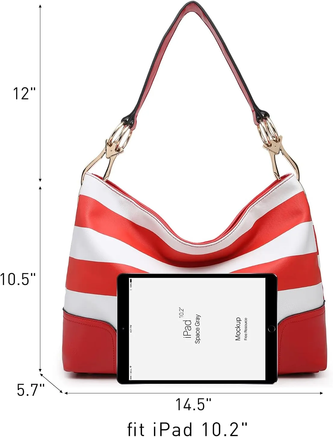Dasein Hobo Purses for Women Soft PU Leather Handbags Slouchy Hobo Bags Shoulder Bag Top Handle Tote