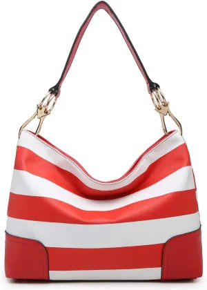 Dasein Hobo Purses for Women Soft PU Leather Handbags Slouchy Hobo Bags Shoulder Bag Top Handle Tote