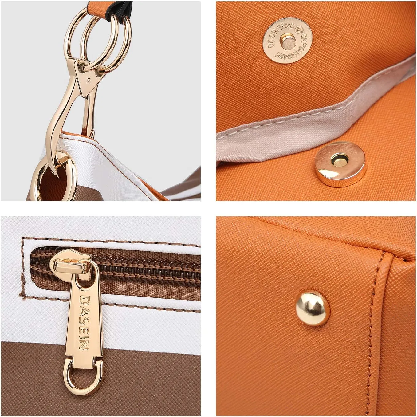 Dasein Hobo Purses for Women Soft PU Leather Handbags Slouchy Hobo Bags Shoulder Bag Top Handle Tote