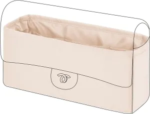 DGAZ Purse Organizer Insert，Silk Bag Organizer，Luxury Handbag & Tote Shaper Fits Chanel CF Bags