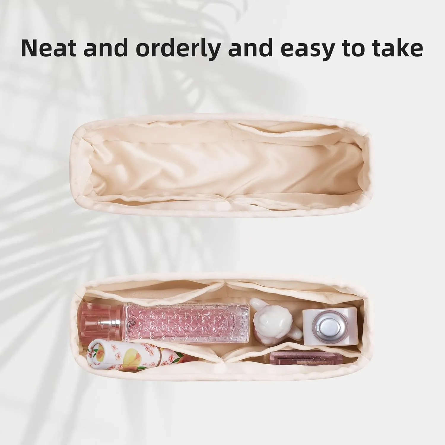 DGAZ Purse Organizer Insert，Silk Bag Organizer，Luxury Handbag & Tote Shaper Fits Chanel CF Bags
