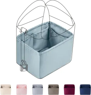 DGAZ Purse Organizer Silky Smooth For Picotin 14/18/22/26/31 Bags,Silk,Luxury Handbag Tote in Bag Shapers(Azure,PC22)