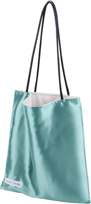DGAZ Silk Designer Bags for Women, Luxury Tote Bag with Zipper, Large Shoulder Hobo Bags