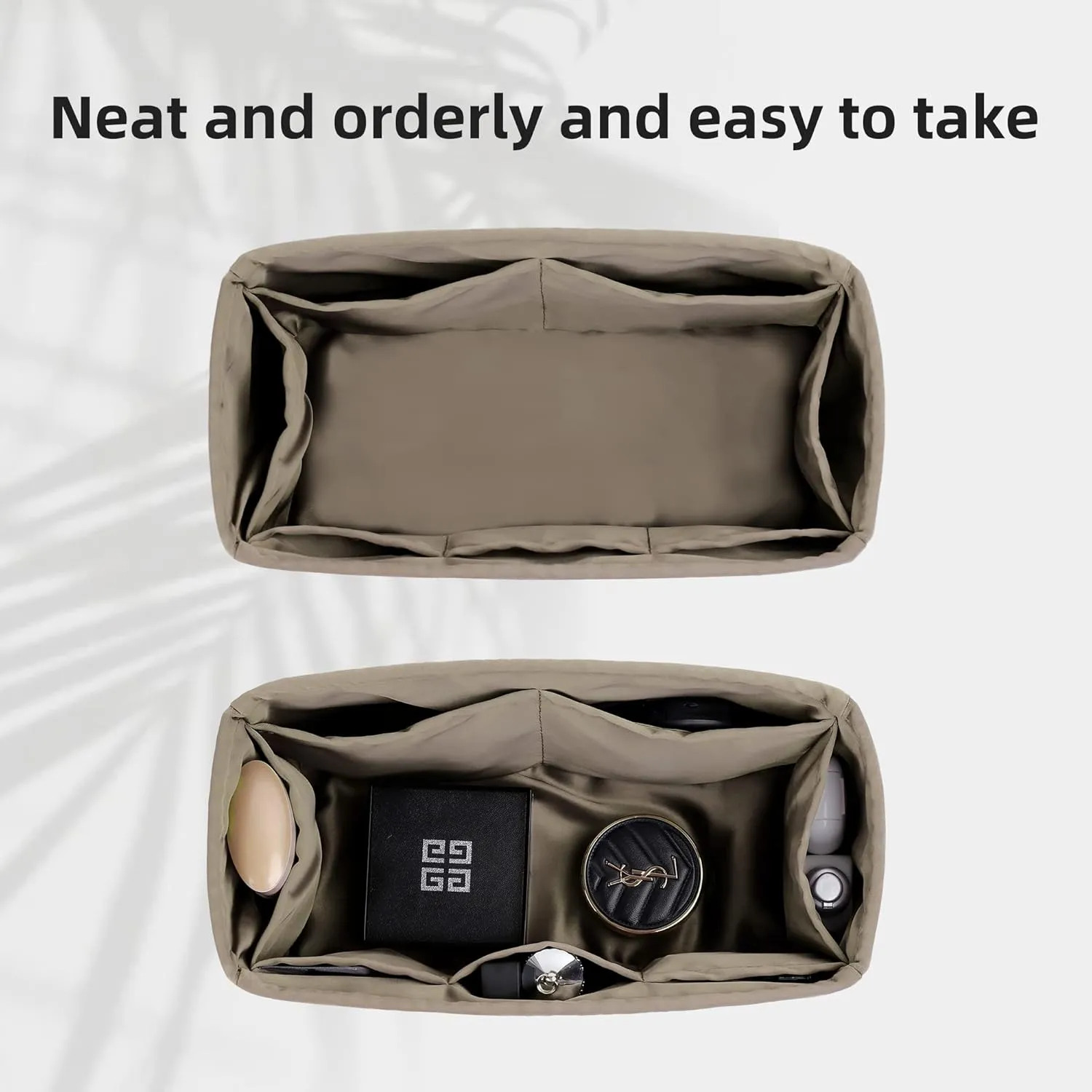 DGAZ Silk Purse Organizer Insert For Lindy 19/26/30/34 Bags, Silky Handbag & Tote Organizer, Bag in Bag,Simplicity Handbag & Tote Organizer