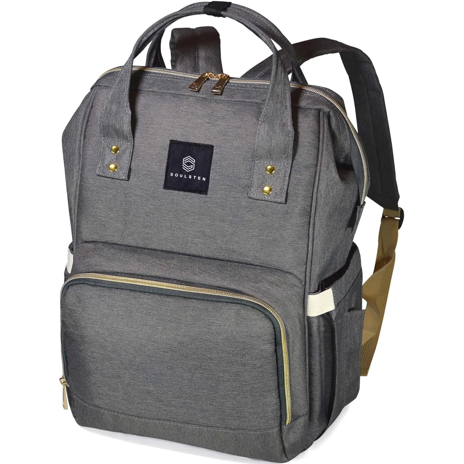Diaper Bag Backpack for Mom and Dad - Unisex Baby Backpack Diaper Bag - Multifunctional, Waterproof, and Stylish Diaper Backpack - Grey