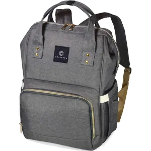 Diaper Bag Backpack for Mom and Dad - Unisex Baby Backpack Diaper Bag - Multifunctional, Waterproof, and Stylish Diaper Backpack - Grey