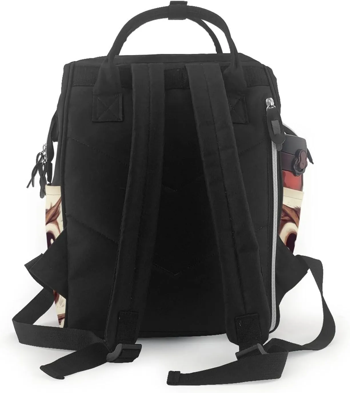 Diaper Bag Nappy Backpack Baby Bag Black and White Octopus and Ship Mummy Backpack Multifunction Changing Bags for Travel, Cute Owl, One Size