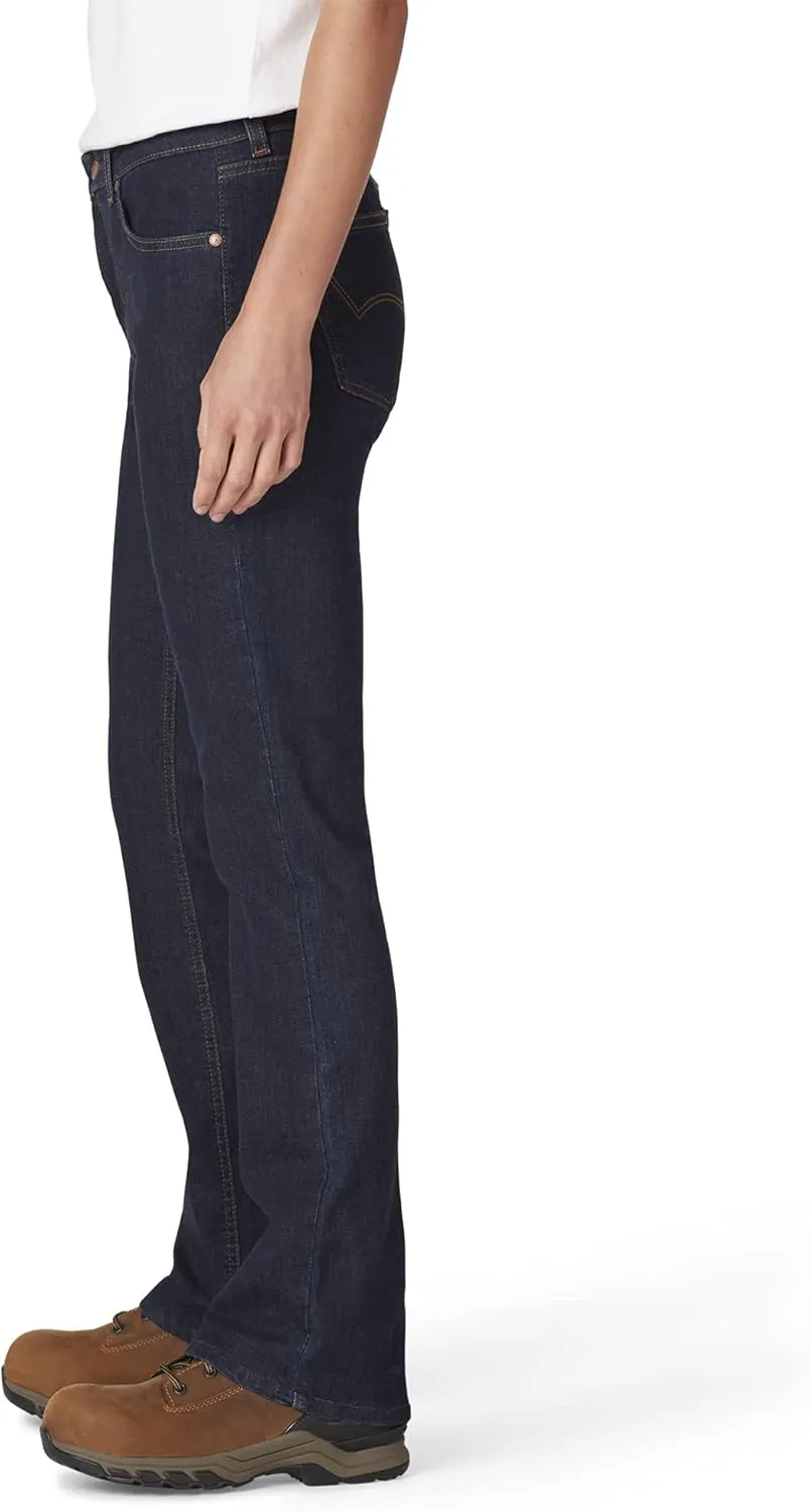 Dickies Women's Perfect Shape Denim Jean-Bootcut Stretch