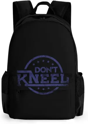 Don't Kneel Fashion Backpack Cute Daypack Unisex Laptop Bag for Travel Business Work