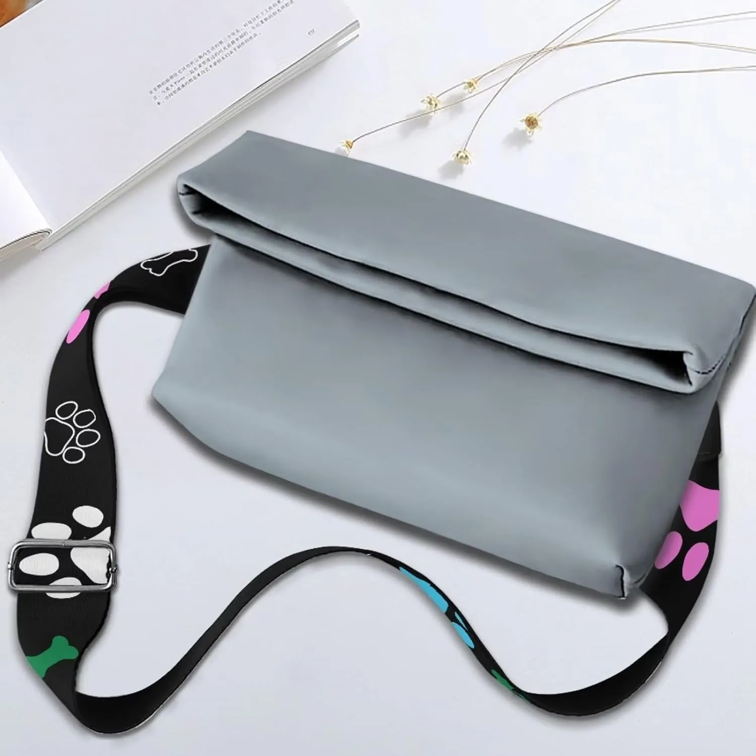 Doojoayie Wide Purse Strap, Replacement Crossbody Handbag Shoulder Bag Strap for Woman Girl, Bag Decoration