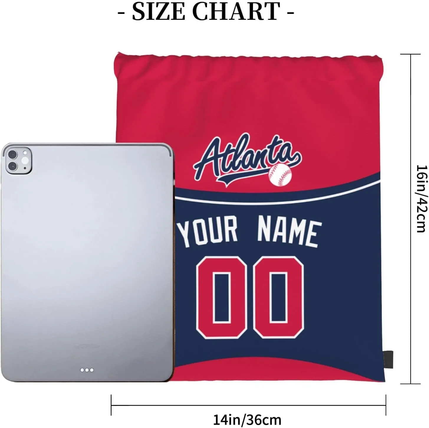 Drawstring Bags Atlanta Personalized Backpack Gifts for Men Women