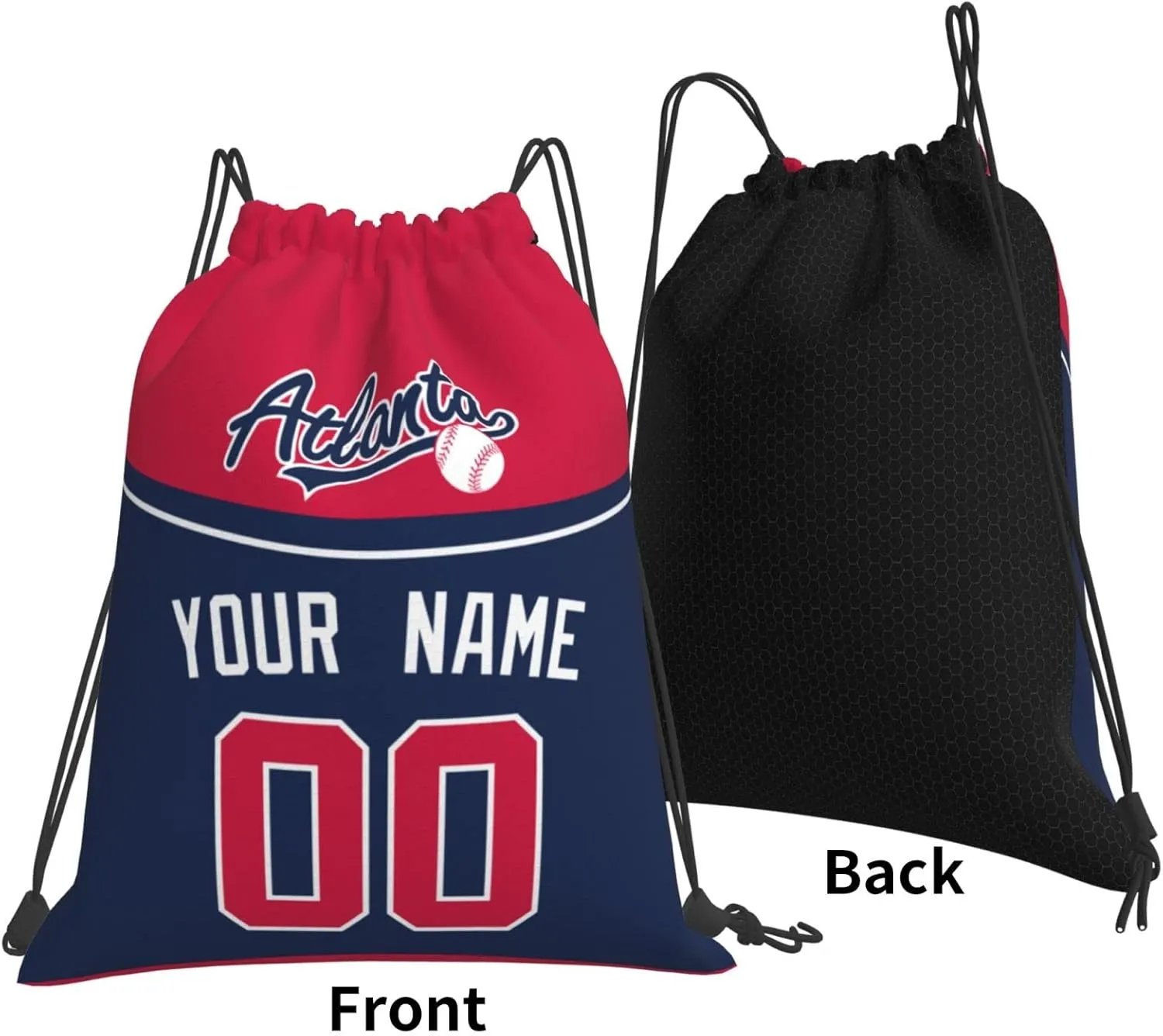 Drawstring Bags Atlanta Personalized Backpack Gifts for Men Women