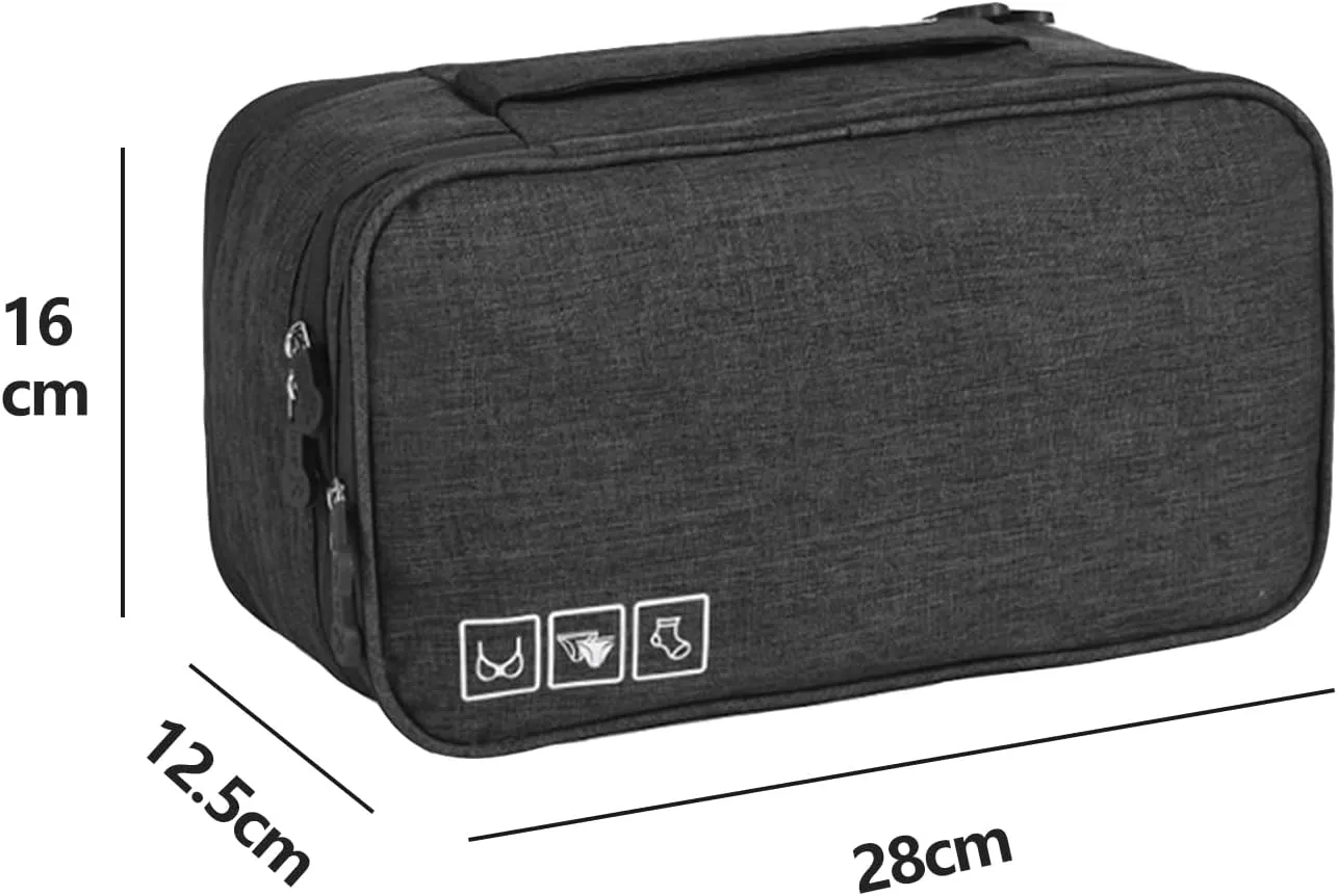 DUSLANG 17 Inch Laptop Backpack for Travel Water Resistant College Backpack for Men/Women Laptop Bag with USB Charging Port and Travel Toiletry Bag Organizer Case, Black