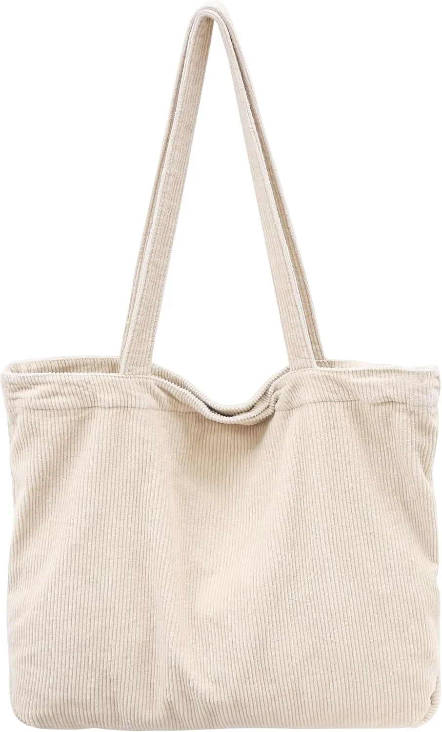 Economical Cotton Canvas Tote Bag,Women Hobo Shoulder Bag Crossbody Handbag with 3 External Pocket,Zipper Closure