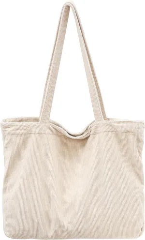 Economical Cotton Canvas Tote Bag,Women Hobo Shoulder Bag Crossbody Handbag with 3 External Pocket,Zipper Closure