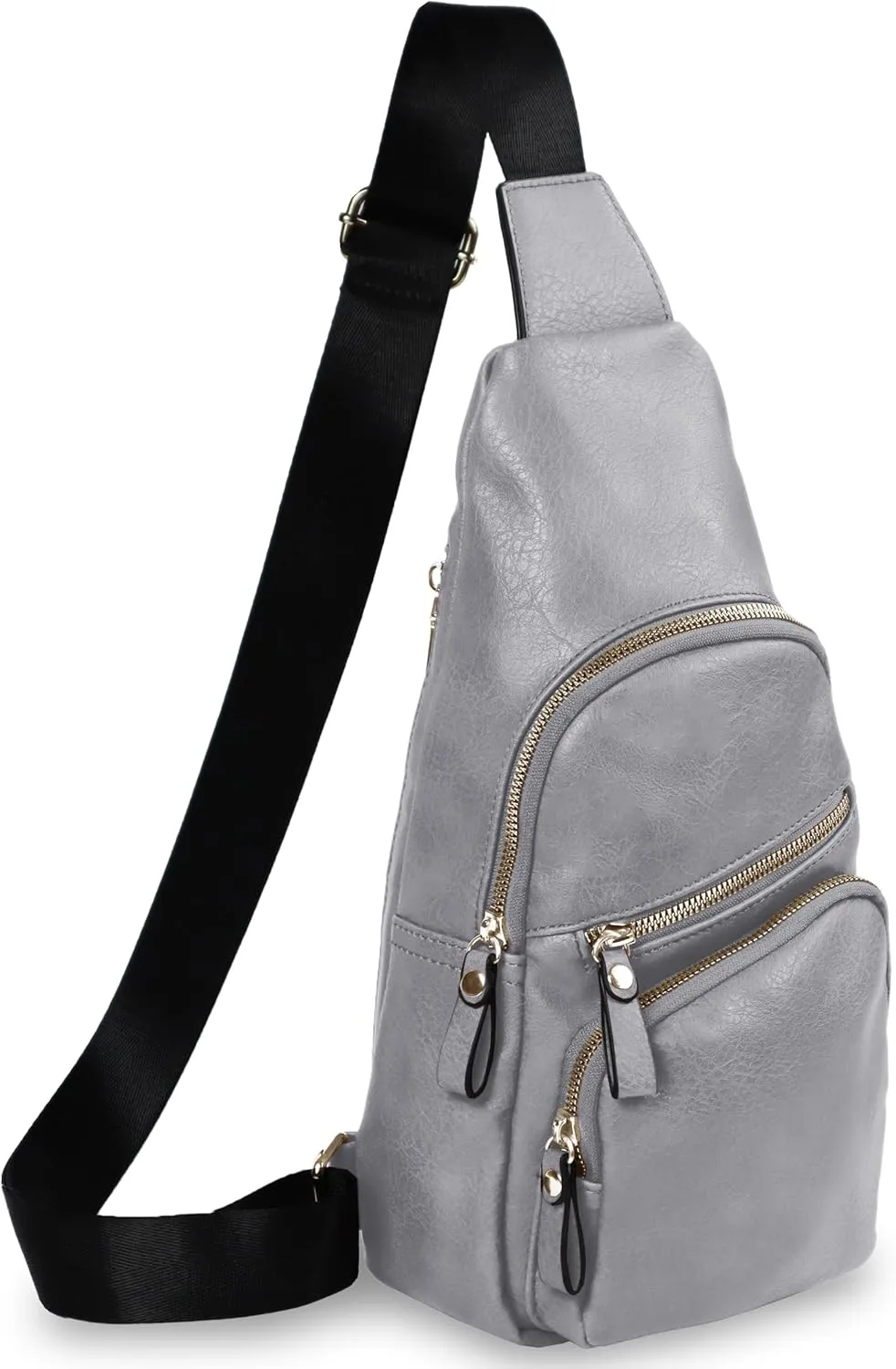 Emperia Small Sling Bag Fanny Packs Crossbody Bags Travel Backpack Chest Bag Gifts for Women Men Grey