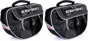 EzyDog Trail-Ready Saddle Bags for The Convert Dog Harness (Not Included) - Two Dog Backpacks with a Quick and Easy Attachment System - Superior Storage Capacity and Innovative Design (Large)