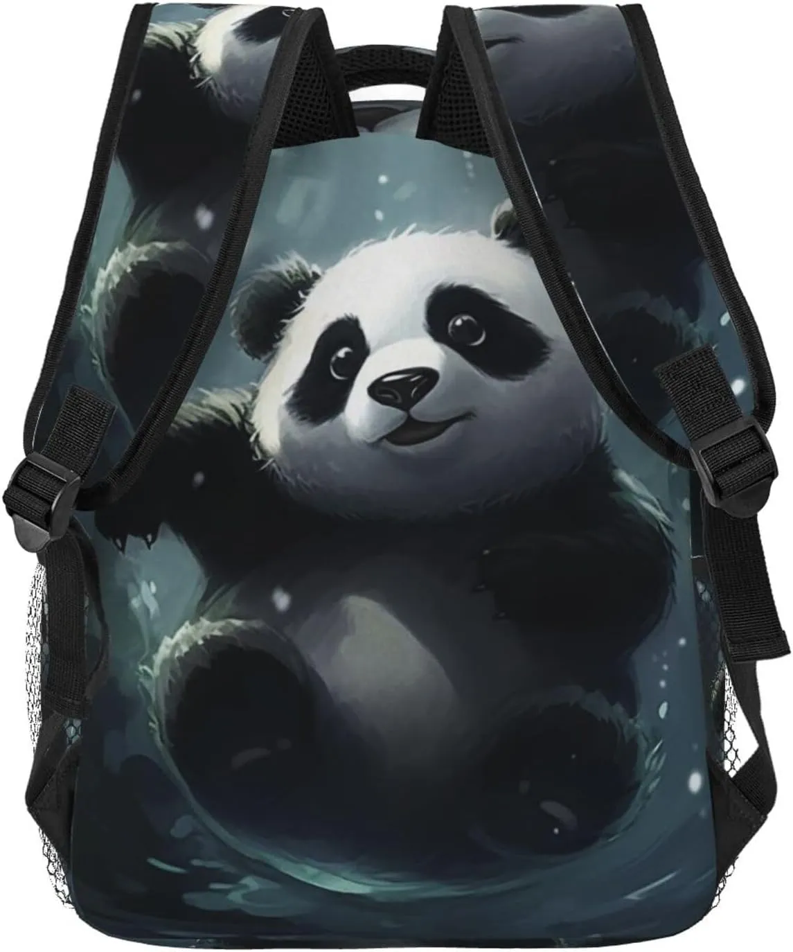 Fantasy Cute Panda Backpacks kids Bookbag 16 Inch Shoulder Bag for Girls 1-5th Grade