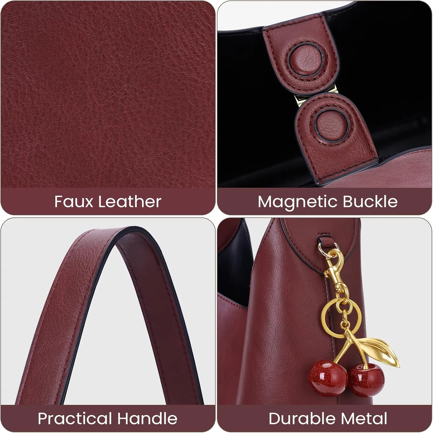 Faux Suede Hobo Bags Vegan Leather Shoulder Bag Tote for Women Medium Slouchy Designer Handbags Purses Fall Fashion