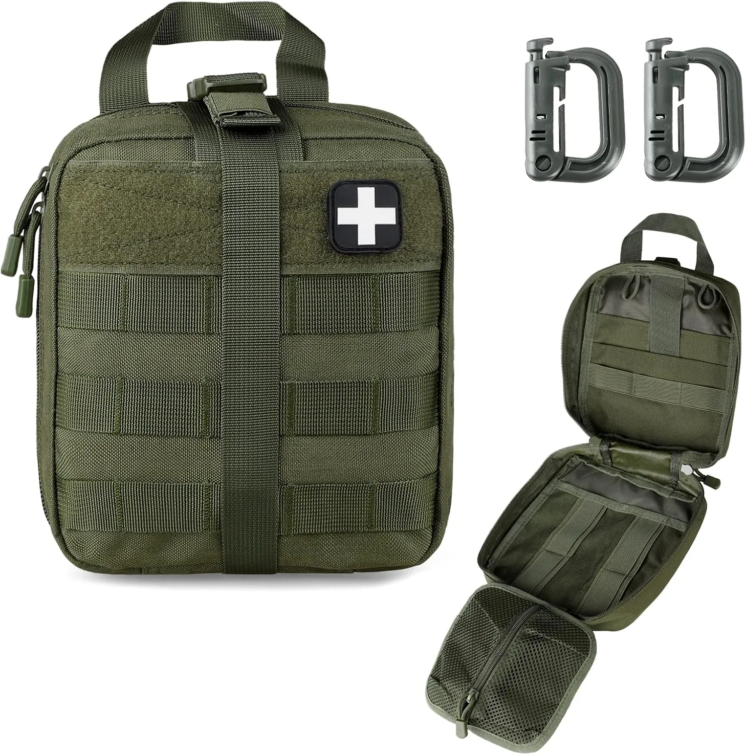 First Aid Bag Empty Medical Ifak Pouch Molle EMT Pouches Rip-Away Tactical Military Trauma Emergency Medic Bag