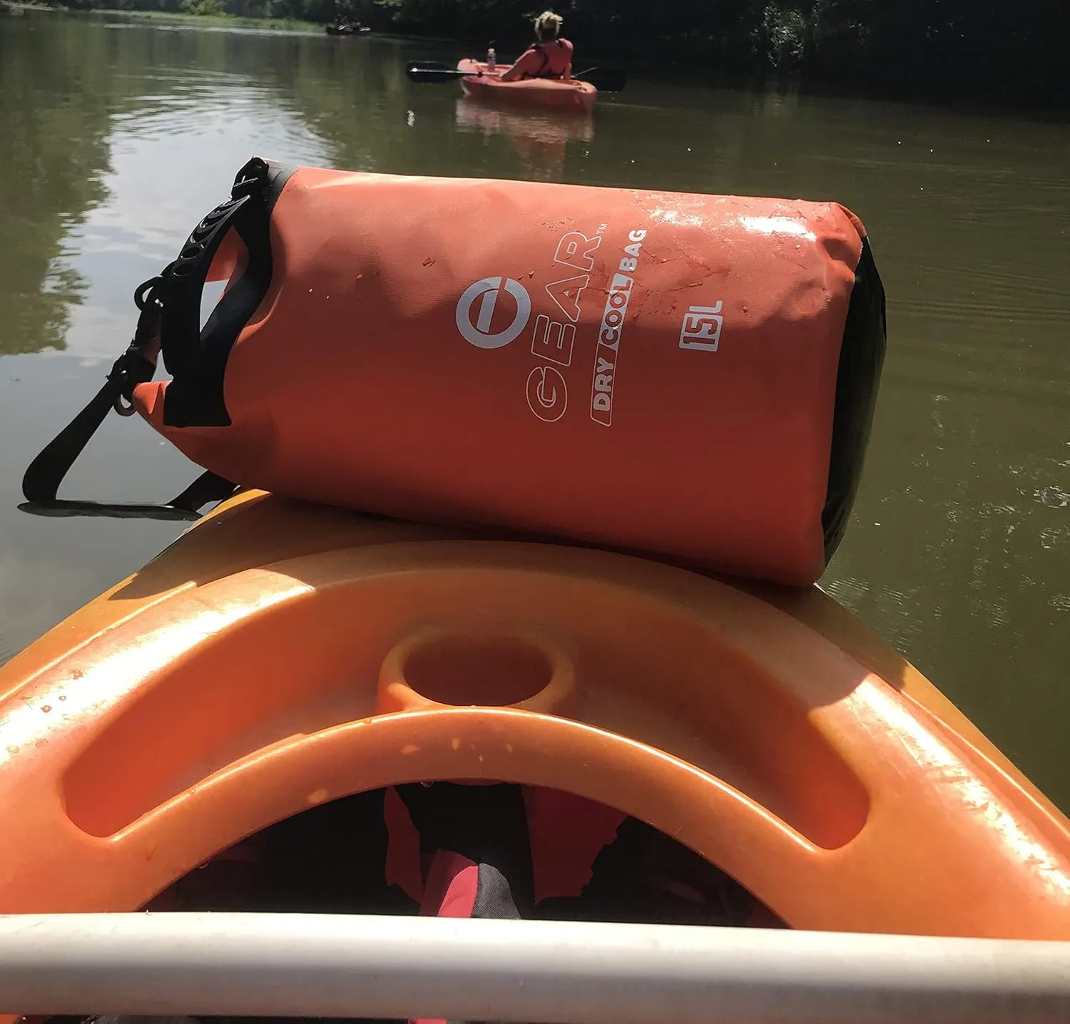 Floating Cooler Bag Roll Top Insulated Dry Backpack – Leak Proof, Collapsible, Waterproof Cooler with Padded Shoulder Strap - Perfect for Kayaking Fishing Beach Hiking -15L